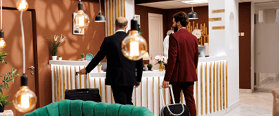 Hotels, hostels, and serviced apartments